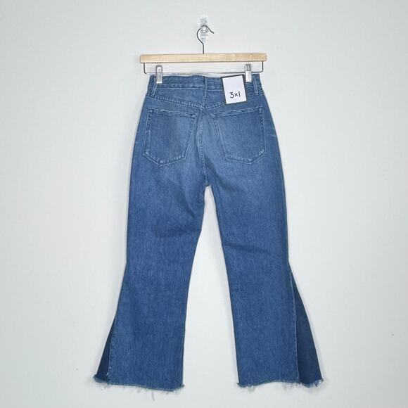 3x1 | NWT Higher Ground Gusset Crop Flare Jeans | 25 - Picture 3 of 6